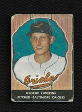 1958 Hires Root Beer George Zuverink w/o tab Baltimore Orioles picture