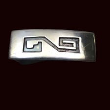Southwest Native American Silver Buckle  (442) picture