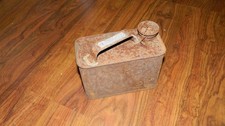 Vintage German Wehrmacht Oil Can Tin Container MG 34/42 WWII WW2 picture