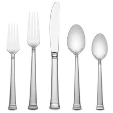 Lenox Eternal 5-Piece Stainless Flatware Placesetting, Metallic picture