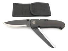 Vintage Browning 607 Kodiak FDT Seki Japan Saw Folding Hunter Lockback Knife picture