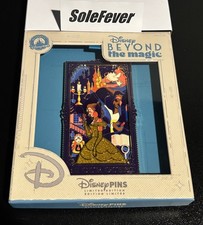 2026 D23 Beyond The Magic Beauty And The Beast Be Our Guest Jumbo Pin LE800 35th picture