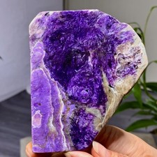 151G Natural Siberian Charoite Purple Healing Crystal blocky Mineral Stone== picture