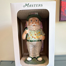 Masters Tournament Gnome Golf Figurine 12in Painted Plastic, Boxed picture