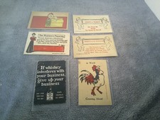 Vintage 1906 R.L. Wells Assortment of Postcards Lot of 6 - Item#64 picture