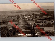 c1910 Main St Street SUSANVILLE California CA Lassen County RPPC Real Photo picture