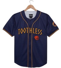 DreamWorks How to Train Your Dragon Toothless Baseball Jersey Size XL- BoxLunch picture