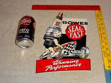 VINTAGE BOWES SEAL FAST SPARK PLUG W/ MAN 11 3/4