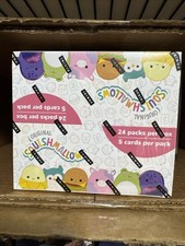 Panini Squishmallows Trading Card Retail Box - Factory Sealed 2024 - 24 Packs picture