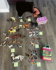 Toy Horse Figure Lot Breyer Safari Imperial Mojo New Ray MMTL Vintage & Modern picture