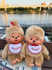 Monchhichi Premium Standard M Size BOY & GIRL Pair Set picture