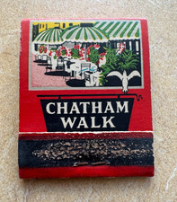 Old & Vtg Chatham Walk ,NY Hotel, Matches, Front Strike, Brilliant Colors, +++++ picture