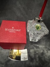 1998 WATERFORD CRYSTAL LANTERN CHRISTMAS ORNAMENT 3.5