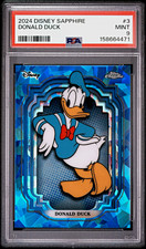 Topps 2024 Disney Sapphire (2024) Donald Duck #3 Base Set PSA 9 picture
