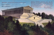 Postcard Valhalla near Donaustauf, expired 1930 picture