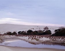 Nags Head North Carolina Jockeys Ridge State Park 1980s Sand Dunes Lake picture