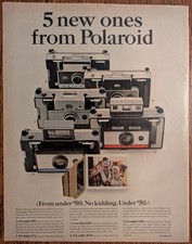 Polaroid Under 50 Cameras 1967 Vintage Folio Photography Print Ad picture