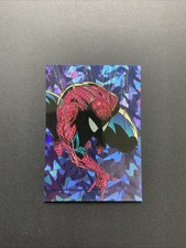 1992 Comic Images SPIDER-MAN: THE McFARLANE ERA SPIDER-MAN PRISM P-1  30 YEARS picture
