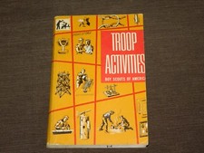 VINTAGE  BSA BOY SCOUTS OF AMERICA 1962 TROOP ACTIVITIES BOOK picture