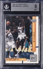 2001-02 UD #403 MICHAEL JORDAN BGS 9 picture
