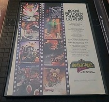 Universal Studios Orlando Florida Framed Print Ad 8.5x11  1993 Wall Art  picture