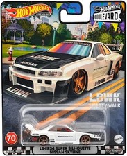 HW Boulevard LB-ER34 Super Silhouette Nissan Skyline White picture