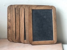 Vintage or Antique Schoolhouse Slate Chalkboard / School Chalk Board - Lot of 8 picture