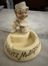 Vintage Seidlitz Multitint Paints Advertising Ashtray Elf Rare Find picture