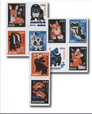 USPS 2025 Baby Wild Animals Forever Stamps Booklet of 20, Wildlife picture