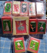 Lot 11 Vintage Hallmark Keepsake Ornaments Nostalgia Kelly Fairy Harley World  picture