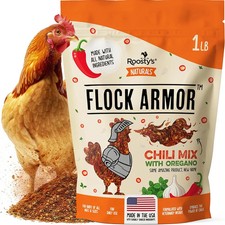 Roosty'S Naturals Flock Armor - Chicken De-Wormer Powder - Chili Mix | XL 1LB Po picture