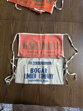 2 Vintage Cloth Canvas Nail Apron Pennsylvania  picture