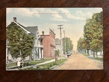 State Street Curwensville PA Clearfield Co Street Scene Postcard picture