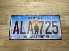 Alaska Kodiak Bear Novelty License Plate picture