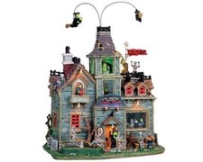 LEMAX Spooky Town Lemax Little Monsters School House #05017 picture