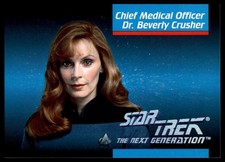 Medical Officer Dr. Beverly Crusher 1992 Skybox Star Trek The Next Generation 10 picture