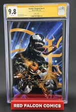 🔥Venom: Original Sin #1 Clayton Crain Virgin, Liquid Fire Sig. CGC 9.8 SS. 🔥 picture