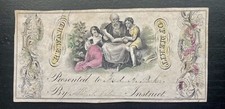 Antique Hand-Colored Reward of Merit Ornate Presented Student Teacher School picture