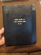 Vintage NATIONAL AIRLINES flight operations Manual No. 1846 picture