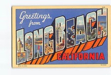 Scenes & Views Greetings from Long Beach California USA H-52957 picture