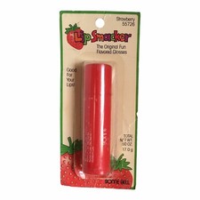 Vintage Bonne Bell Lip Smacker STRAWBERRY #55726 Total Net Wt. 0.60oz Jumbo Size picture