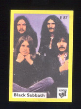 Ozzy Osbourne Black Sabbath 1970s Vlinder Matchbox Label E87 picture
