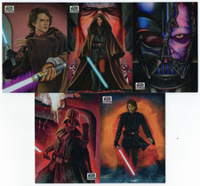 2024 Topps Star Wars Galaxy Power of the Dark Side LOT - 5 Different ANAKIN picture