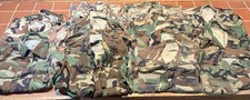 US Military Woodland Combat Uniform Long Sleeve Shirt Field Jacket ~ Lot 18 picture