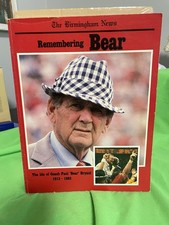 Vintage Bear Bryant Birmingham News Newspaper Magazine picture