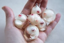 Pendants with embyos (Cthulhu, Axolotl, Dragon), different colors possible picture
