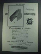1927 Westvaco Counters Ad - The Importance Of picture