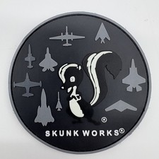 Lockheed Martin® Skunk Works® PVC Patch, 3.5 inch, Hook and Loop picture