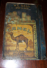 Antique Camel Cigarettes 12 x 18 Metal Sign picture