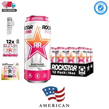 Rockstar Pure Zero Energy Drink, Tangerine Mango Guava Strawberryh, 0 Sugar, ... picture